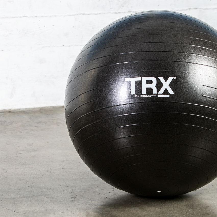 No-Slip Vinyl TRX Training Stability Ball Made with Durable 